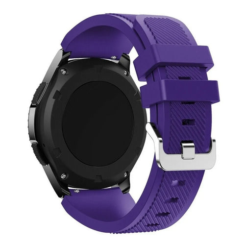 Oppo Watch X Twill Silicone Strap (Purple)