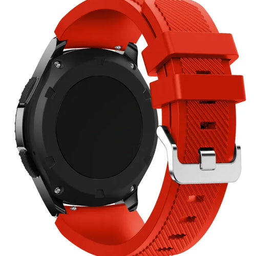 ICE Smart TKS Rectangular 1.41 Twill Silicone Strap (Red)