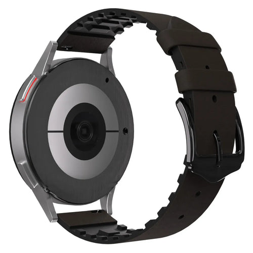 Honor Magic Watch 2 Silicone and Leather Strap (Brown)