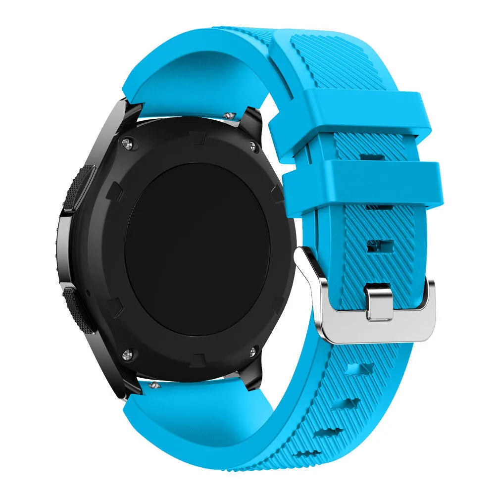 Gard Pro Health Smartwatch 2 Twill Silicone Strap (Light Blue)