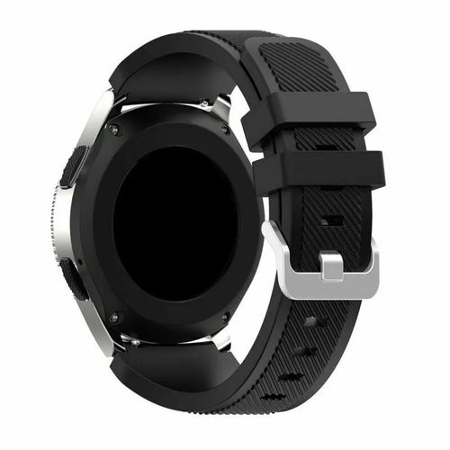 Coros Pace 2 Twill Silicone Strap (Black)