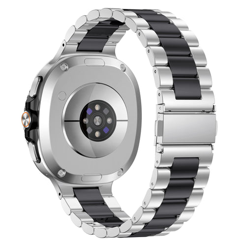 Samsung Galaxy Watch 9 - 44mm Steel Strap (Silver/Black)