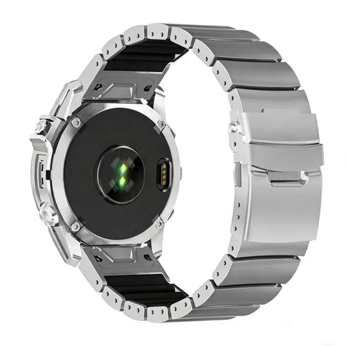 Garmin D2 Mach 2 - 47mm Titanium Hybrid Strap (Silver)