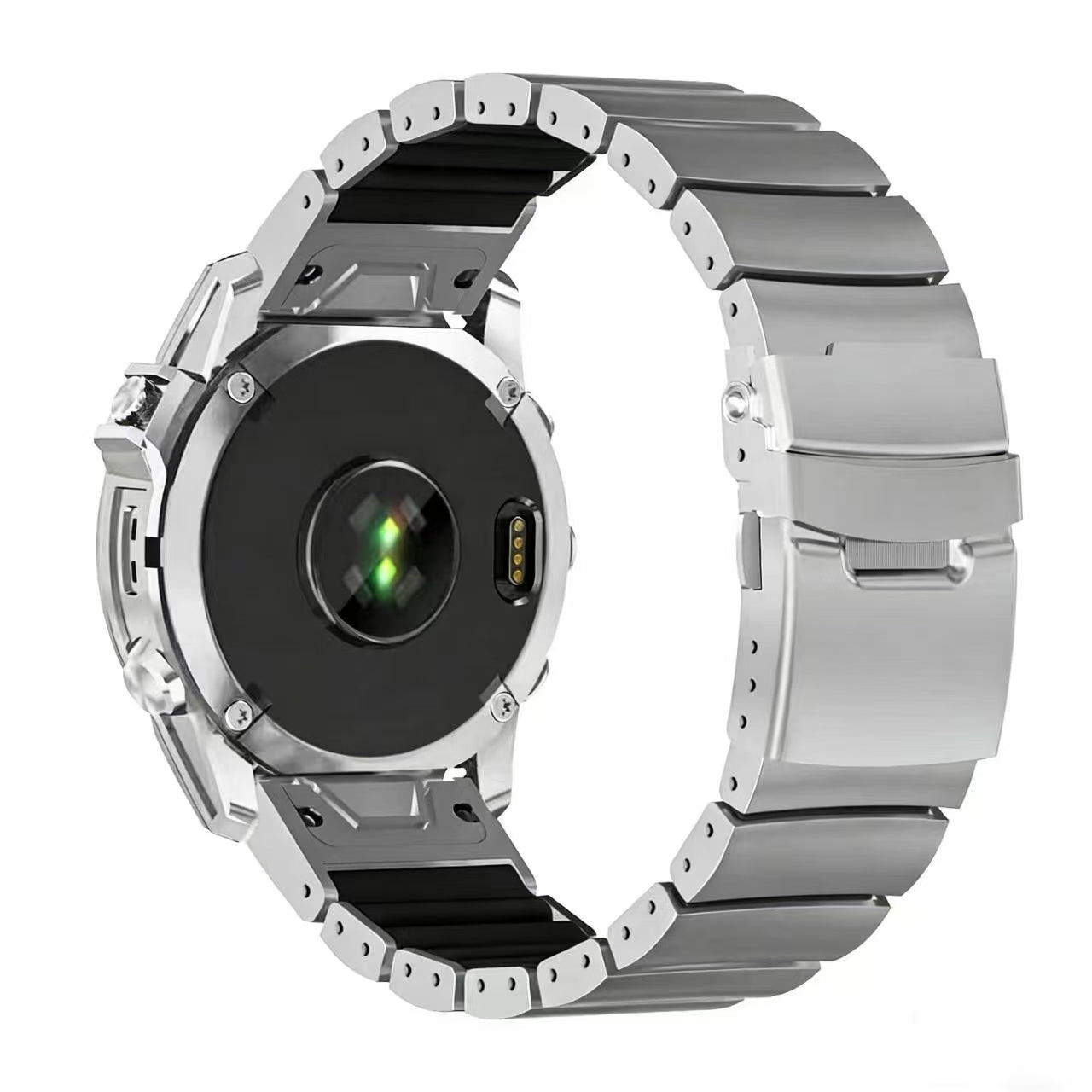 Garmin D2 Mach 2 - 47mm Titanium Hybrid Strap (Silver)