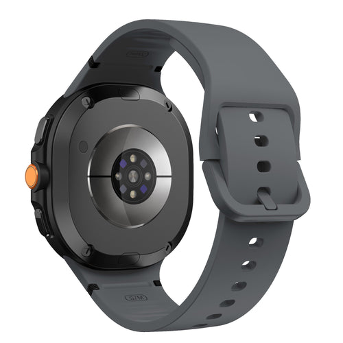 Samsung Galaxy Watch 9 - 44mm Silicone Strap (Dark Grey)