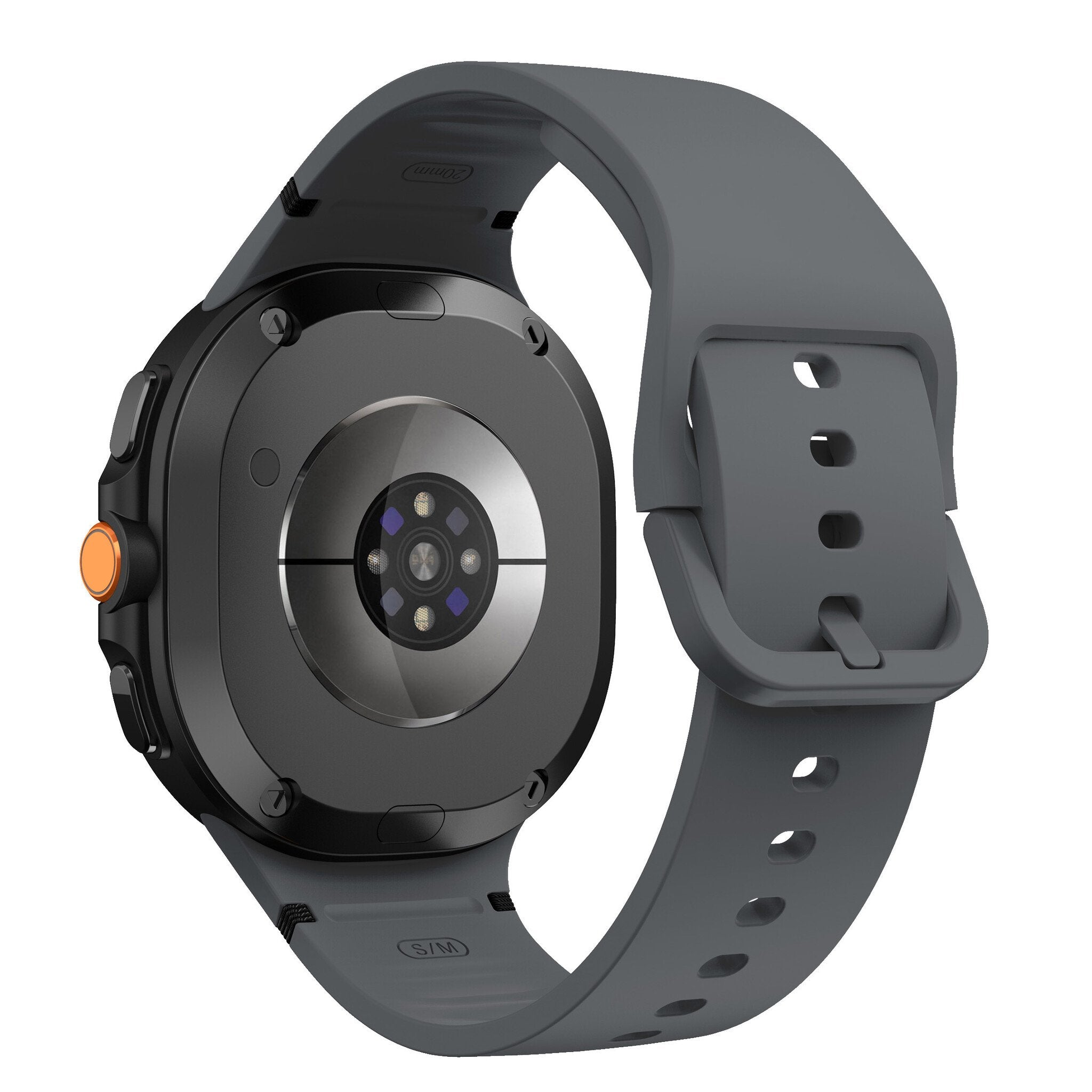 Samsung Galaxy Watch 8 - 44mm Silicone Strap (Dark Grey)