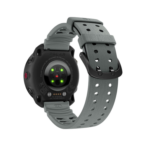 Polar Grit X2 Pro Silicone Grain Strap (Dark Grey)