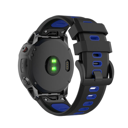 Garmin Descent MK2(i) Sport Strap with Buckle (Black/Blue)