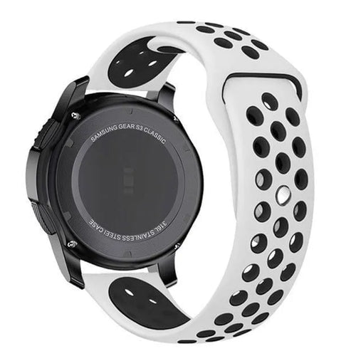 Suunto 9 Peak Pro Sport Strap (White/Black)