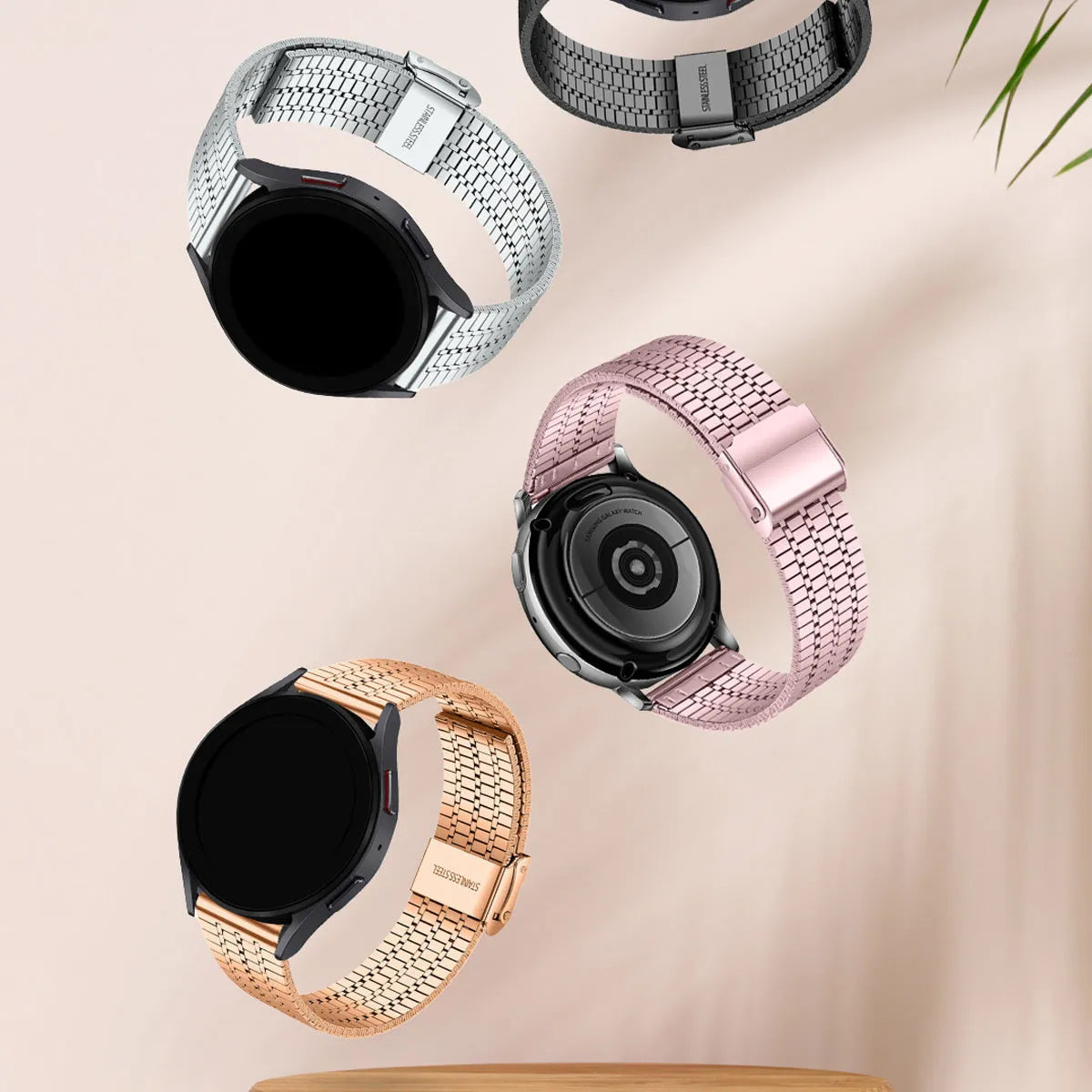 Amazfit Active 2 Fine Steel Strap (Rose Gold)