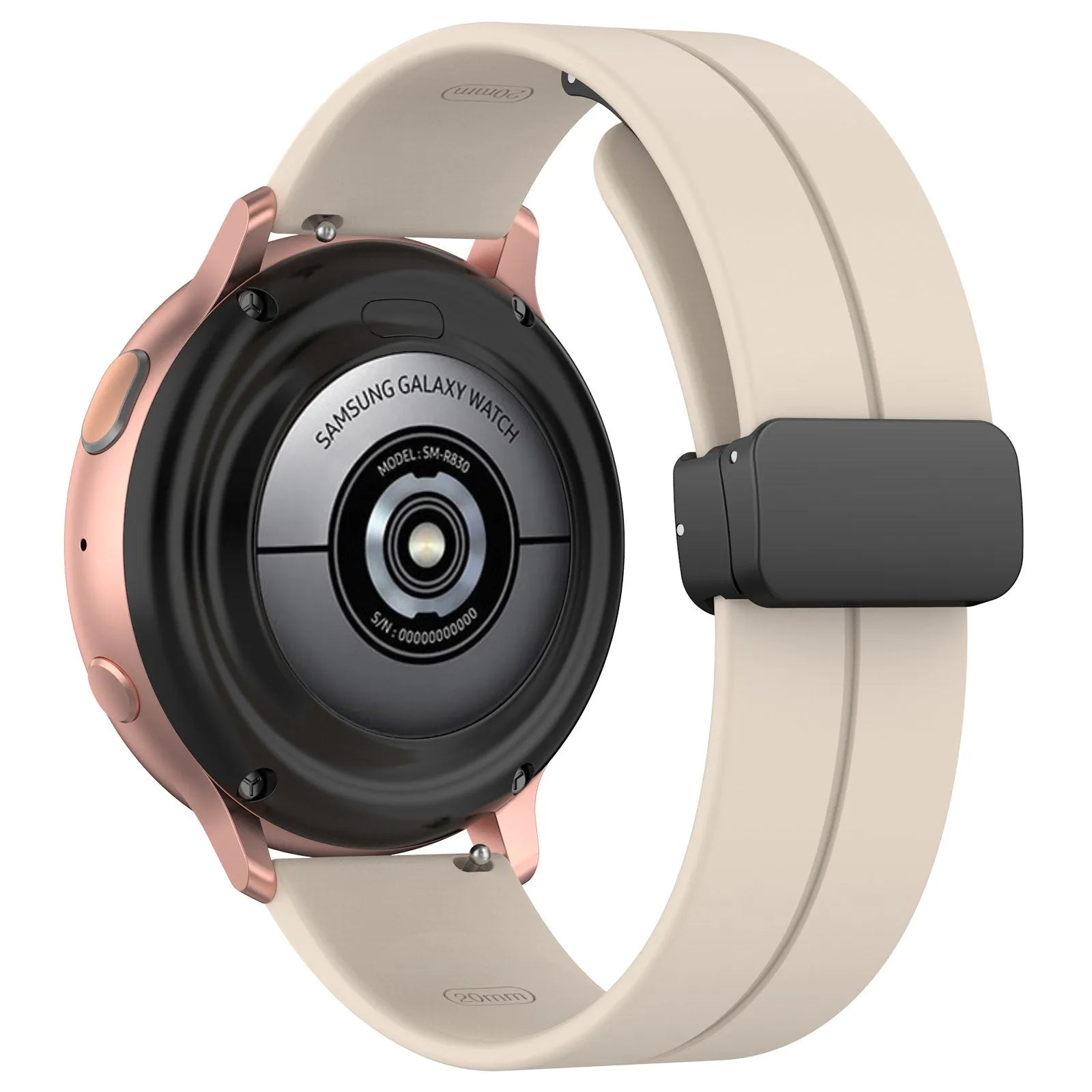 Amazfit Bip 3 (Pro) D-Buckle Silicone Strap (Starlight)
