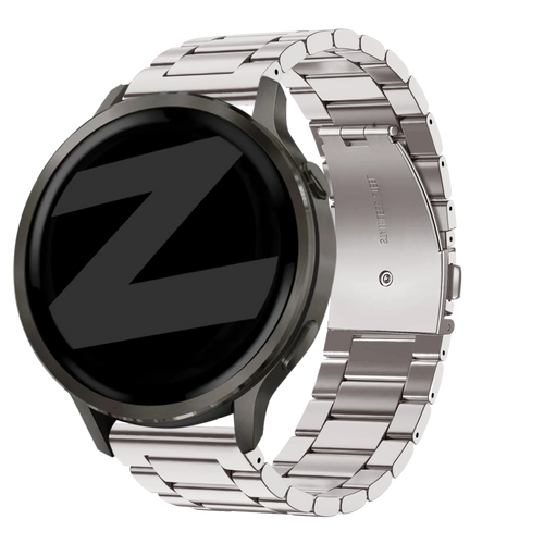 Bandz Garmin Forerunner 265s Steel Strap 'Classic' (Starlight)