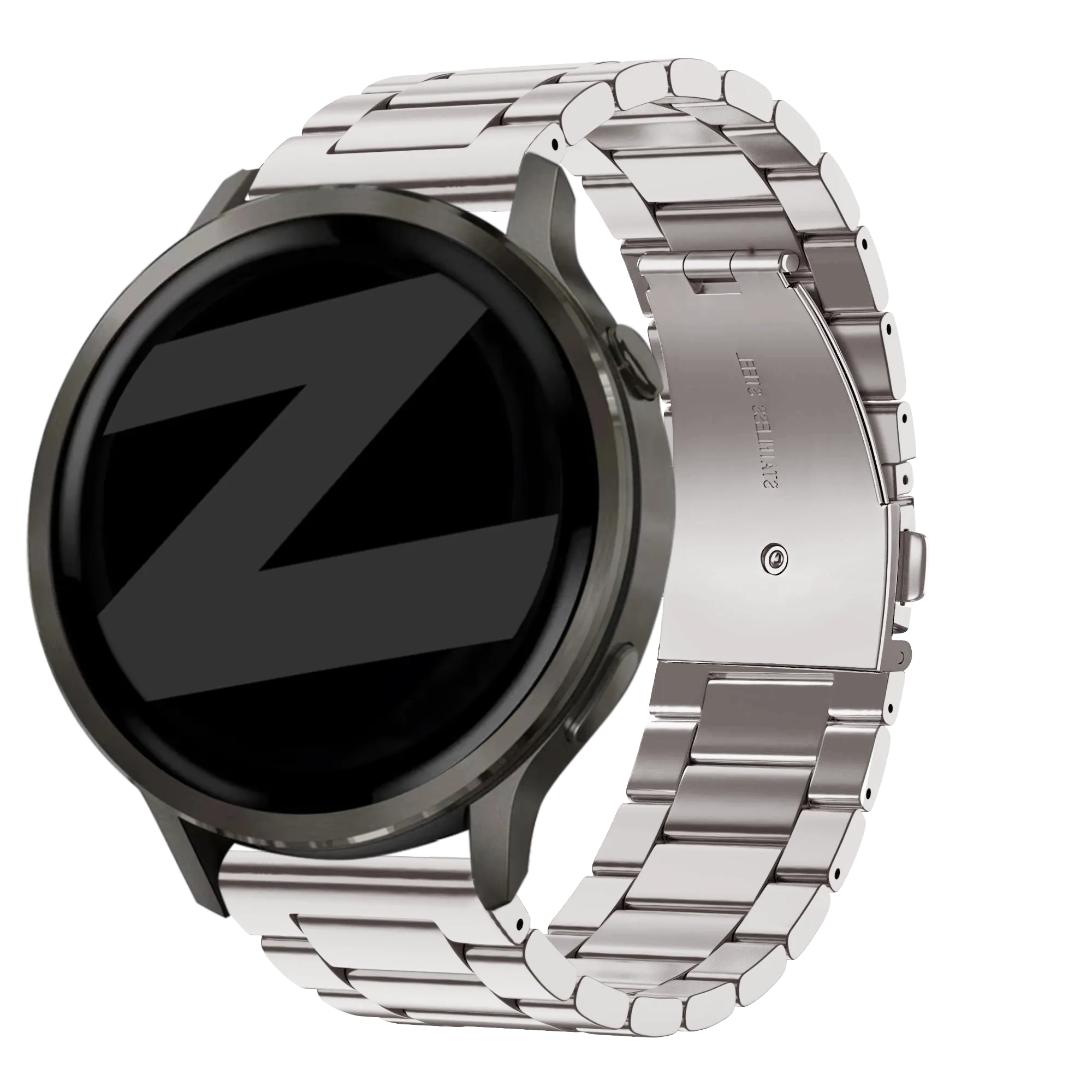 Bandz Garmin Forerunner 265s Steel Strap 'Classic' (Starlight)