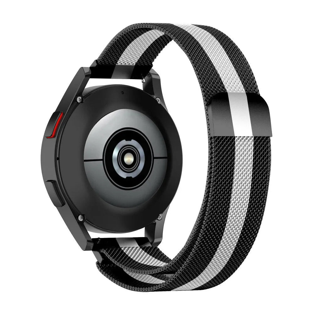 Gard Pro Health Smartwatch 3 - 48mm Milanese Strap (Black/White)