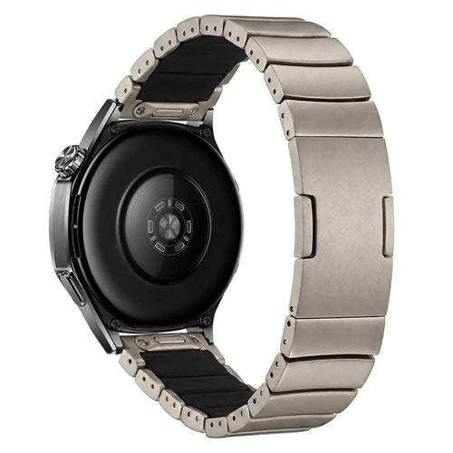 One Bead Titanium Strap, on a watch, 3/4 rear view
