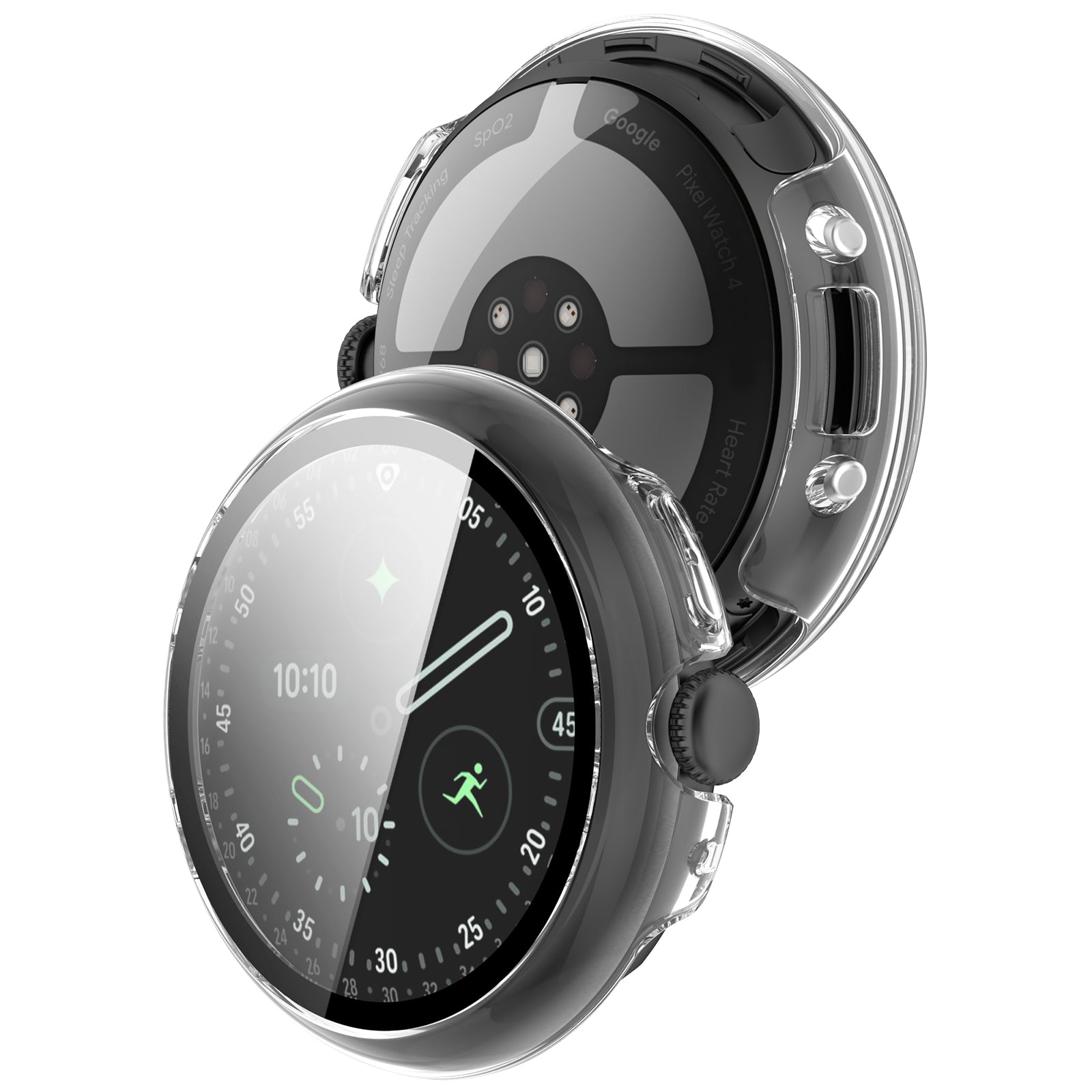 Google Pixel Watch 4 - 45mm Hard Case with Glass (Transparent)