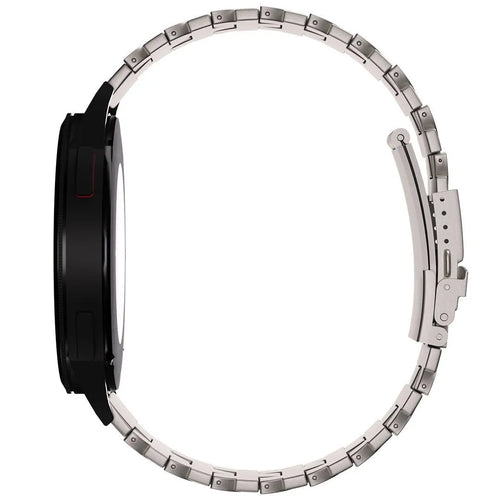Butterfly Titanium Strap, on a watch, 3/4 rear view