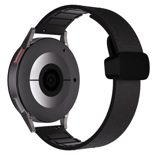 Amazfit Bip 6 Leather Strap with D-Buckle (Black)