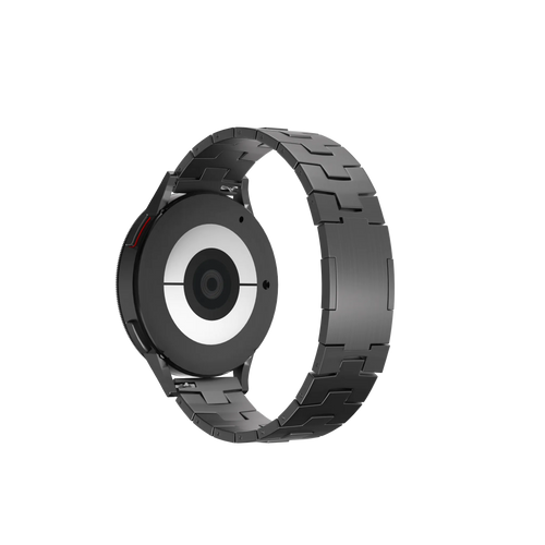 ICE Smart TKS Rectangular 1.41 Titanium Grain Strap (Flat Clasp) (Graphite)