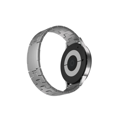 Gard Pro Ultra 3 Titanium Grain Strap (Flat Clasp) (Silver)