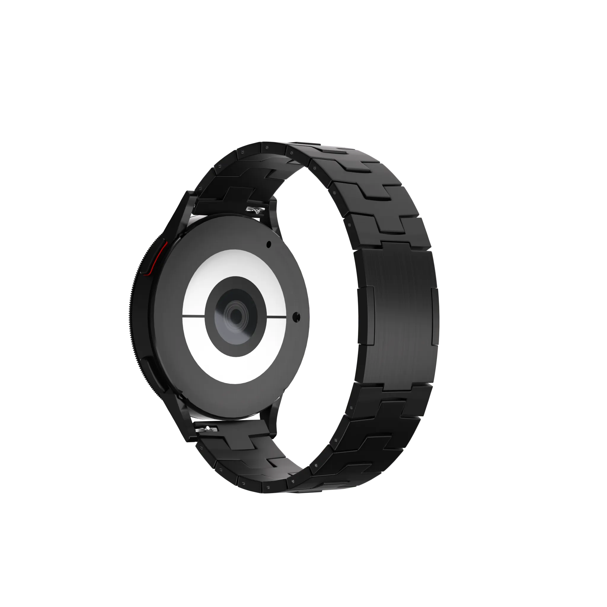 Suunto Run Titanium Grain Strap (Flat Buckle) (Black)