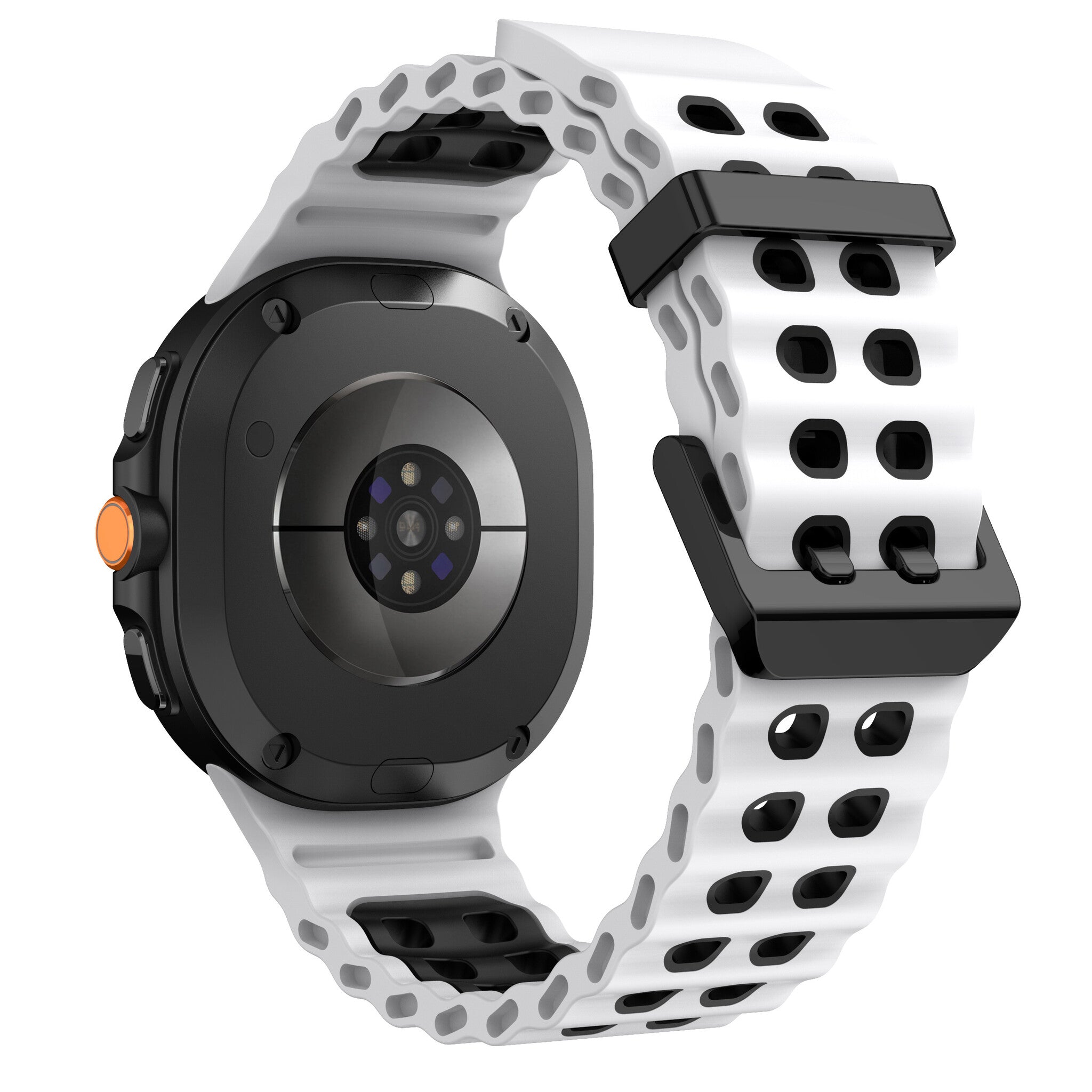 Samsung Galaxy Watch 9 - 40mm Ocean Strap (White/Black)