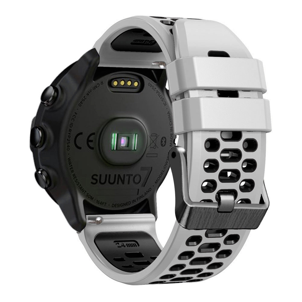 Garmin Venu X1 Sport Buckle Strap (White/Black)
