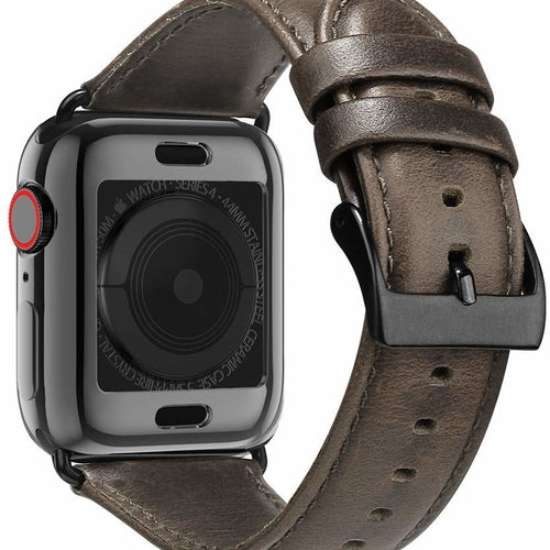 zwart-bruin-leren-band