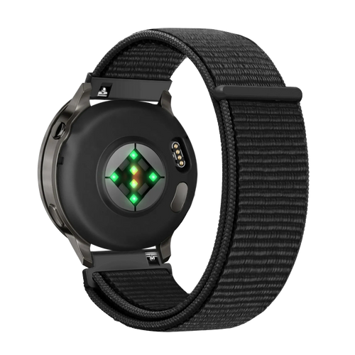 Bandz Garmin Forerunner 265s Nylon Loop Strap (Black)