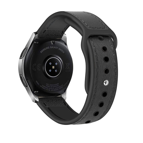 Withings ScanWatch Nova Leather Hybrid Strap (Black)