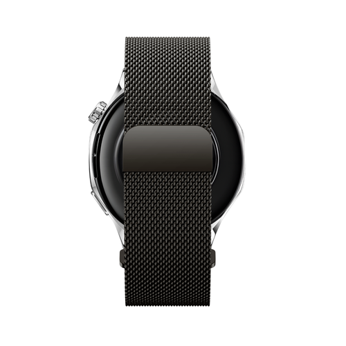 Bandz Xiaomi Mi Watch 'One Push' Milanese Strap (Titanium Grey)