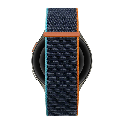 Bandz Amazfit Balance 2 Nylon Strap 'Easy fit' (Dark Blue Mix)