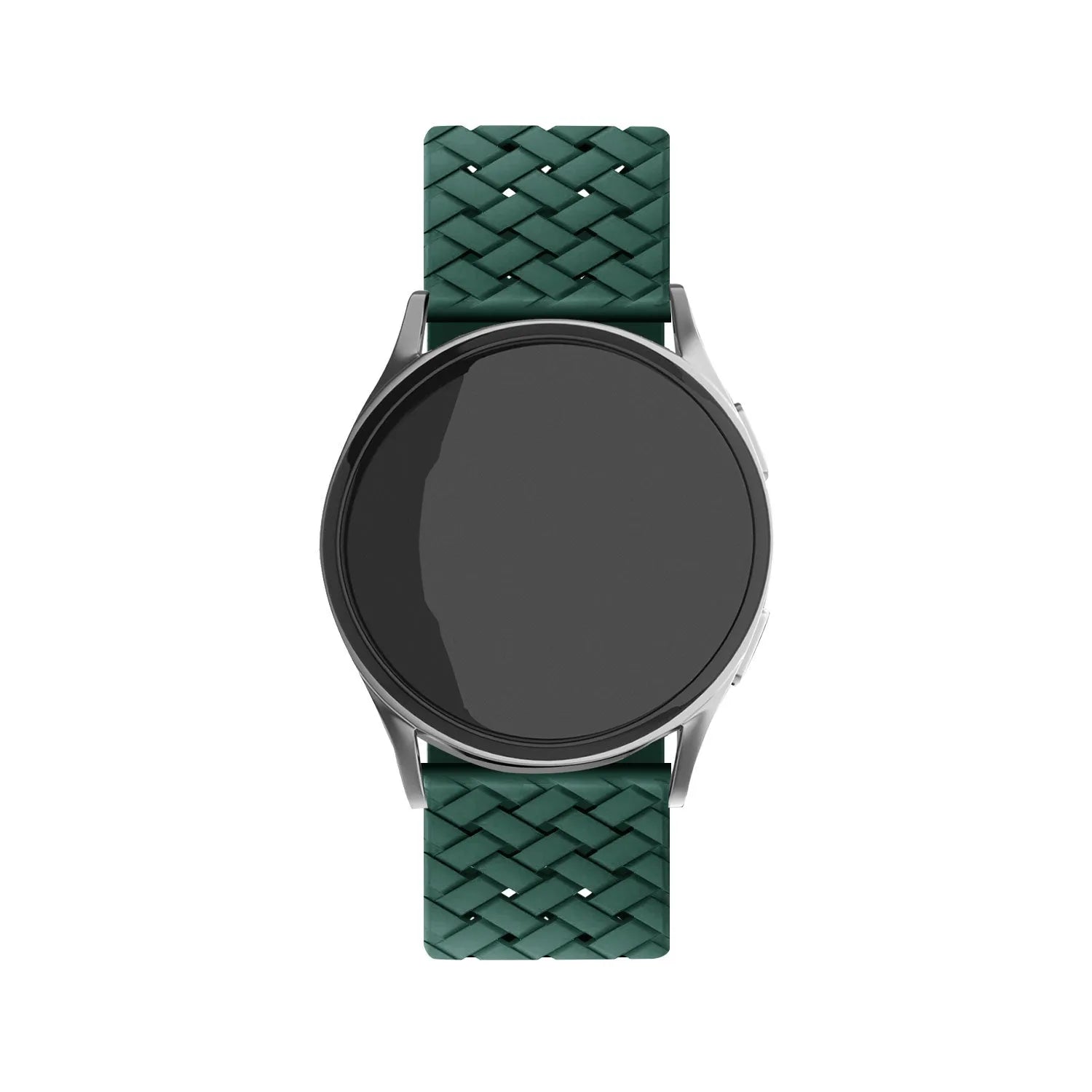 Coros Pace 2 Braided Silicone Strap (Dark Green)