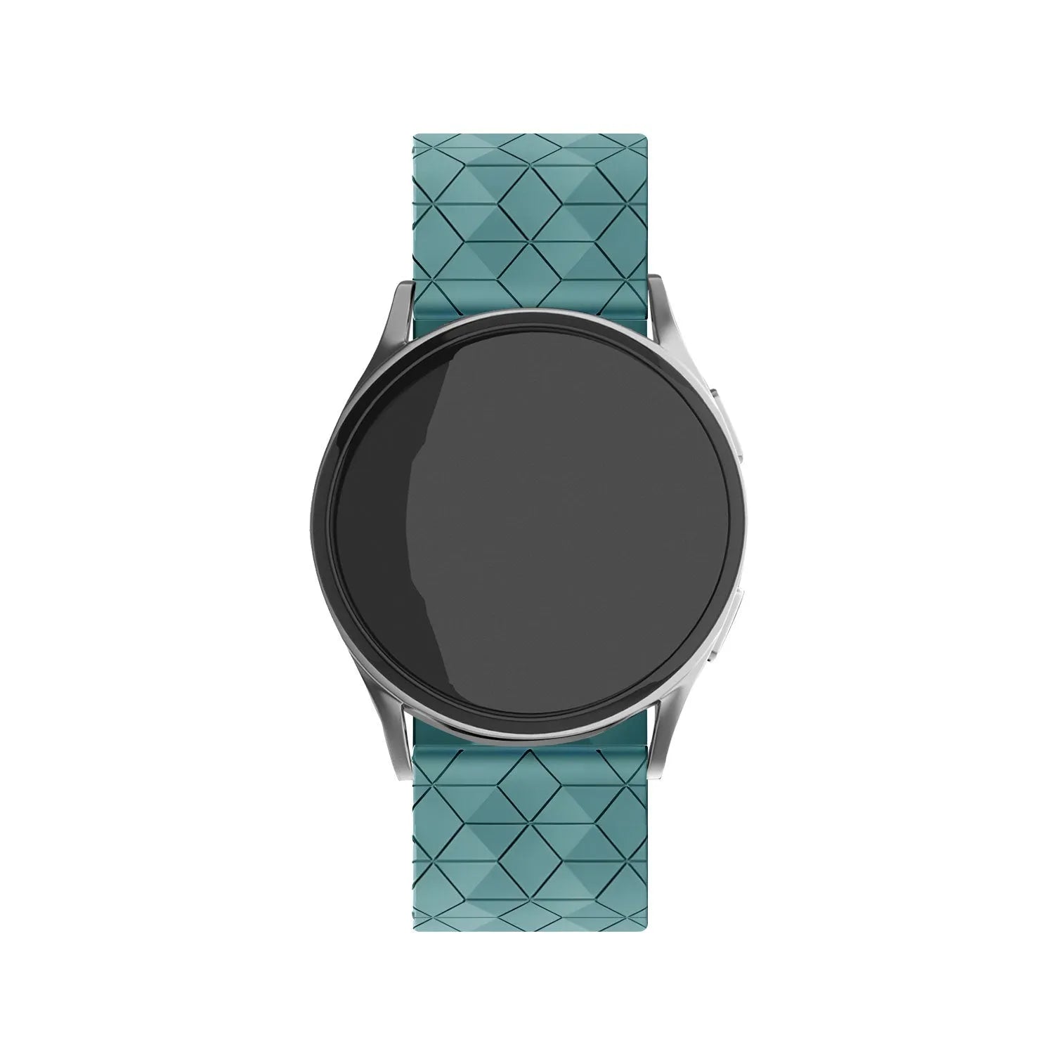 Oppo Watch X3 Silicone Strap Hexagons (Grey-Blue)