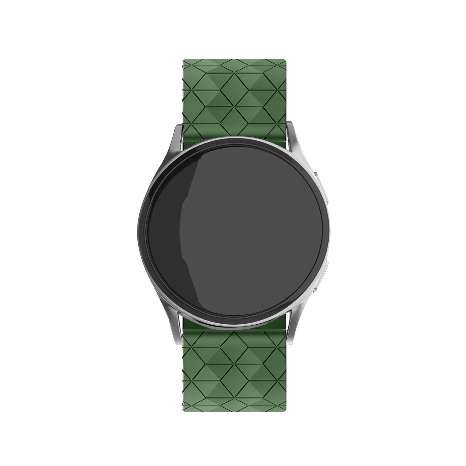 Suunto Race 2 Silicone Hexa Strap (Army Green)