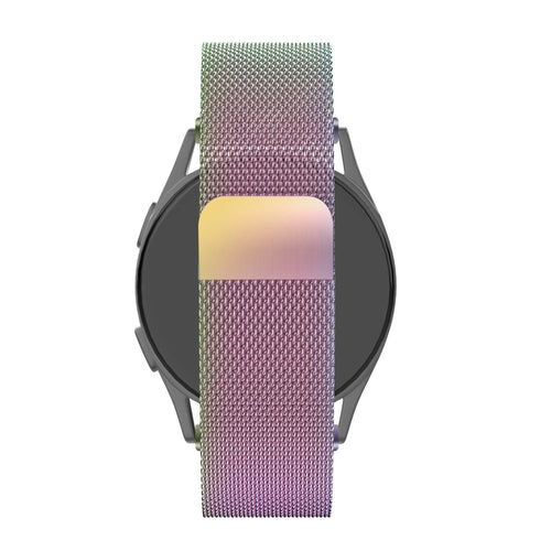 Bandz ICE Smart 3.0 Rectangular 1.78 Milanese Loop Strap (Rainbow)
