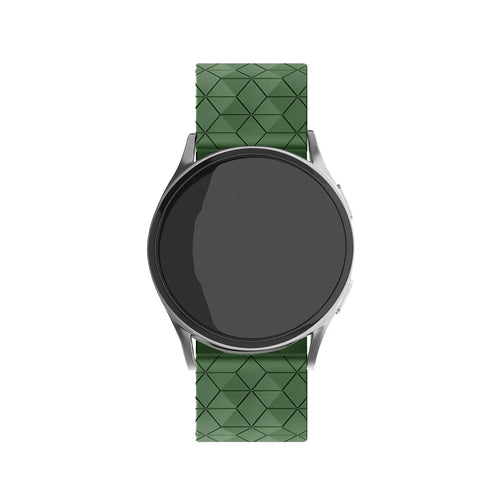 Suunto Race (S) Silicone Hexa Strap (Army Green)