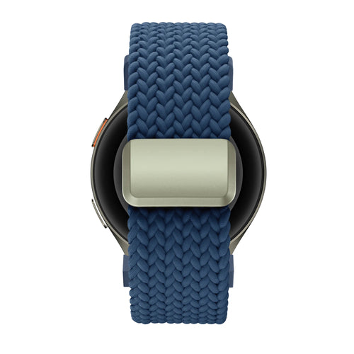 Bandz Samsung Galaxy Watch 6 Classic - 43mm Braided Strap 'Easy Fit' (Blue)
