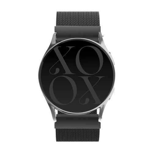 xoxo Wildhearts Fossil Gen 6 44mm Milanese Strap (Black)