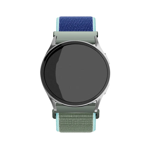 Nylon Strap, khaki, on a watch, direct front view