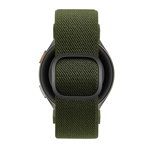 Bandz Samsung Galaxy Watch 4 Classic 42mm Elastic Strap 'Easy Fit' (Green)