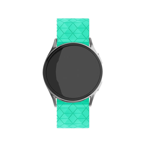 Oppo Watch X2 Silicone Hexa Strap (Aqua)