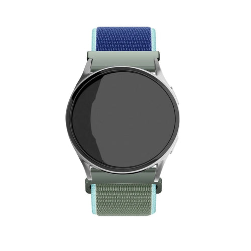 Nylon Strap, khaki, on a watch, direct front view