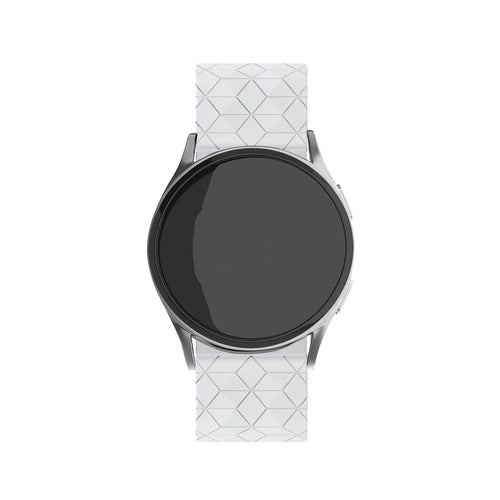 Oppo Watch X2 Silicone Hexa Strap (White)