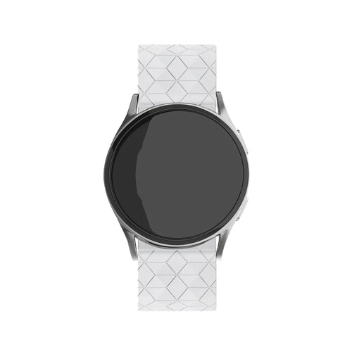Polar Street X Silicone Strap Hexagons (White)