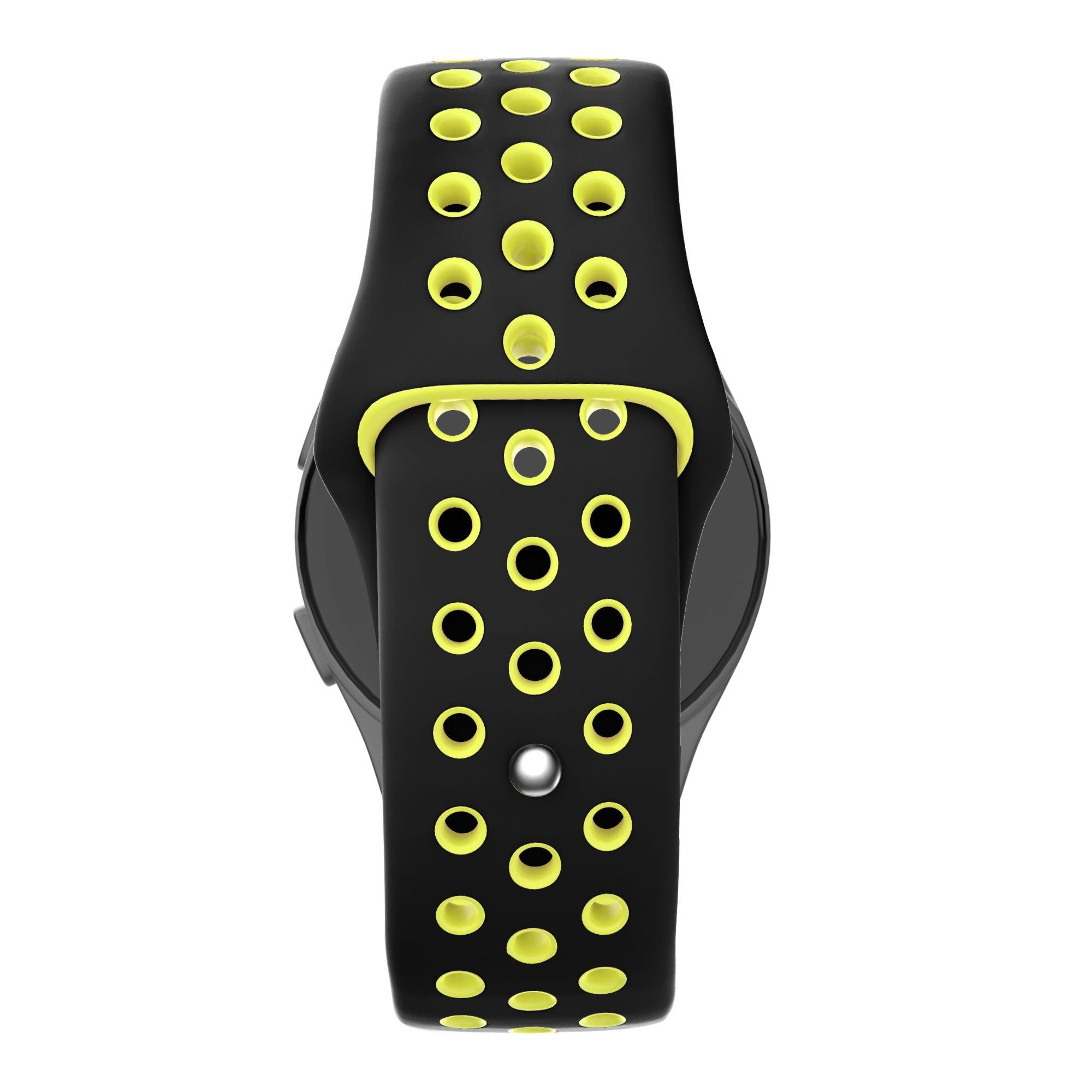 Bandz OnePlus Watch Lite Sport Strap 'Deluxe' (Black/Yellow)