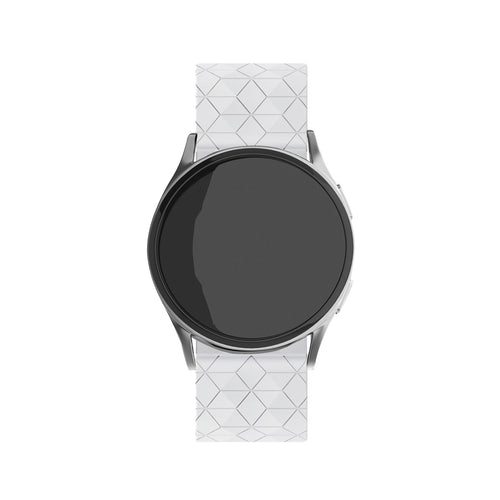 Amazfit Bip 5 Silicone Hexa Strap (White)