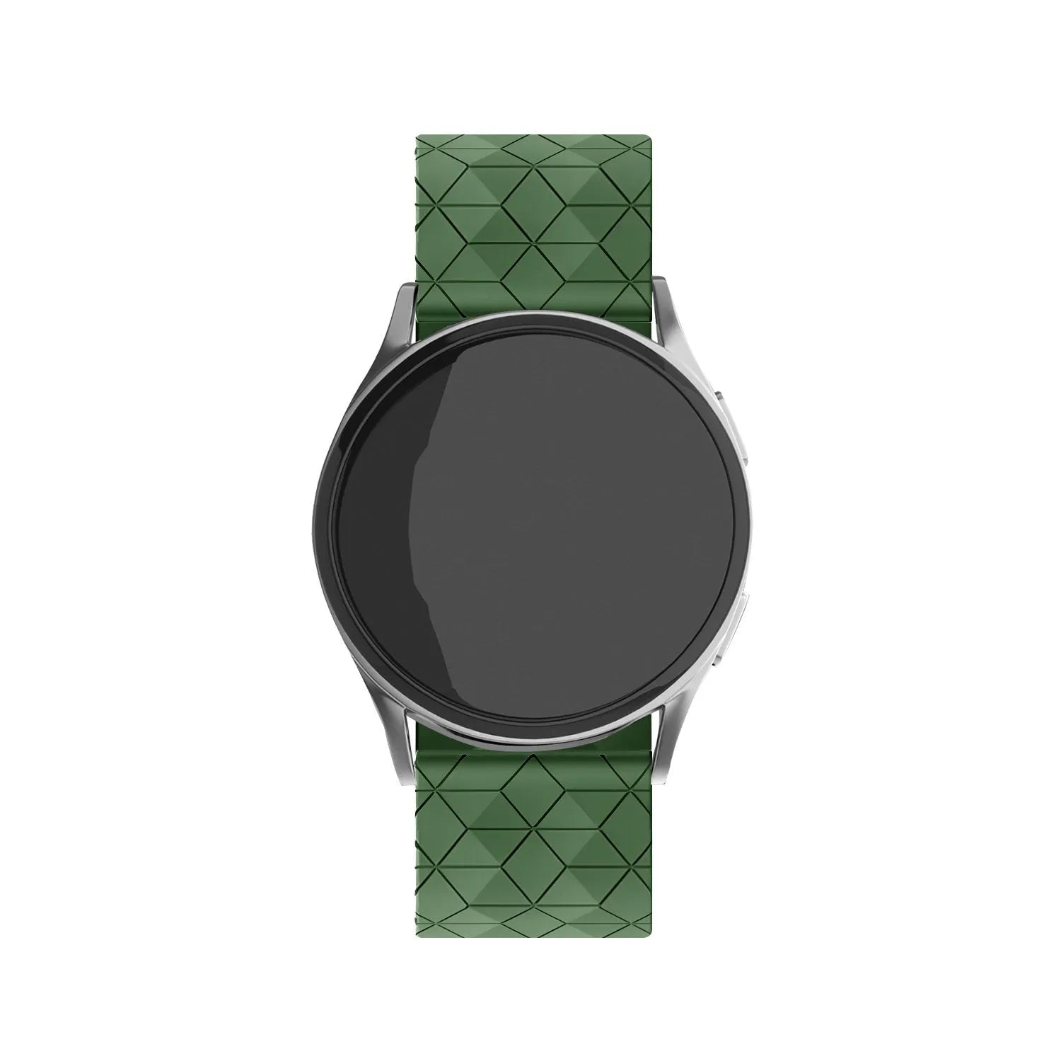 Oppo Watch S Silicone Strap Hexagons (Army Green)