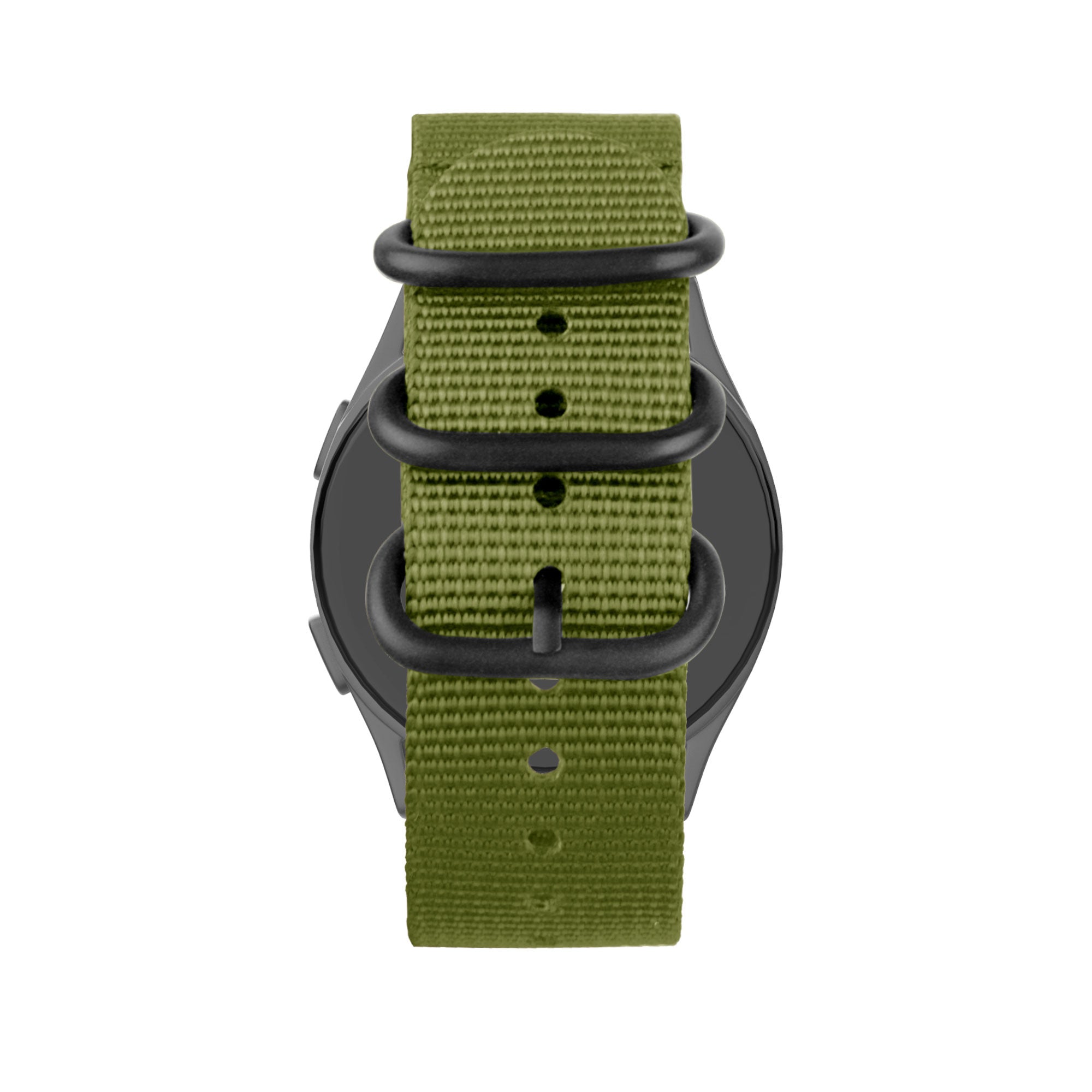 Bandz Garmin Vivomove Trend Buckled Nylon Strap (Green)