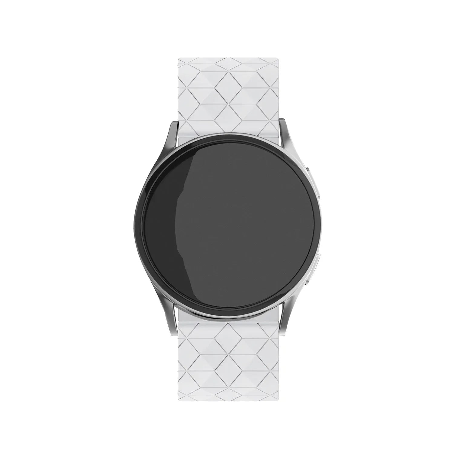 Coros Pace 4 Silicone Hexa Strap (White)
